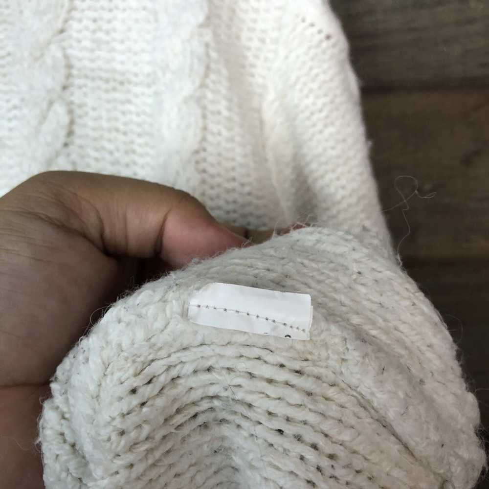 Aran Isles Knitwear × Zara Zara White Aran Isles … - image 9