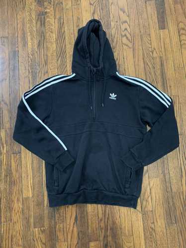 Adidas Half Zip Classic Logo Hoodie