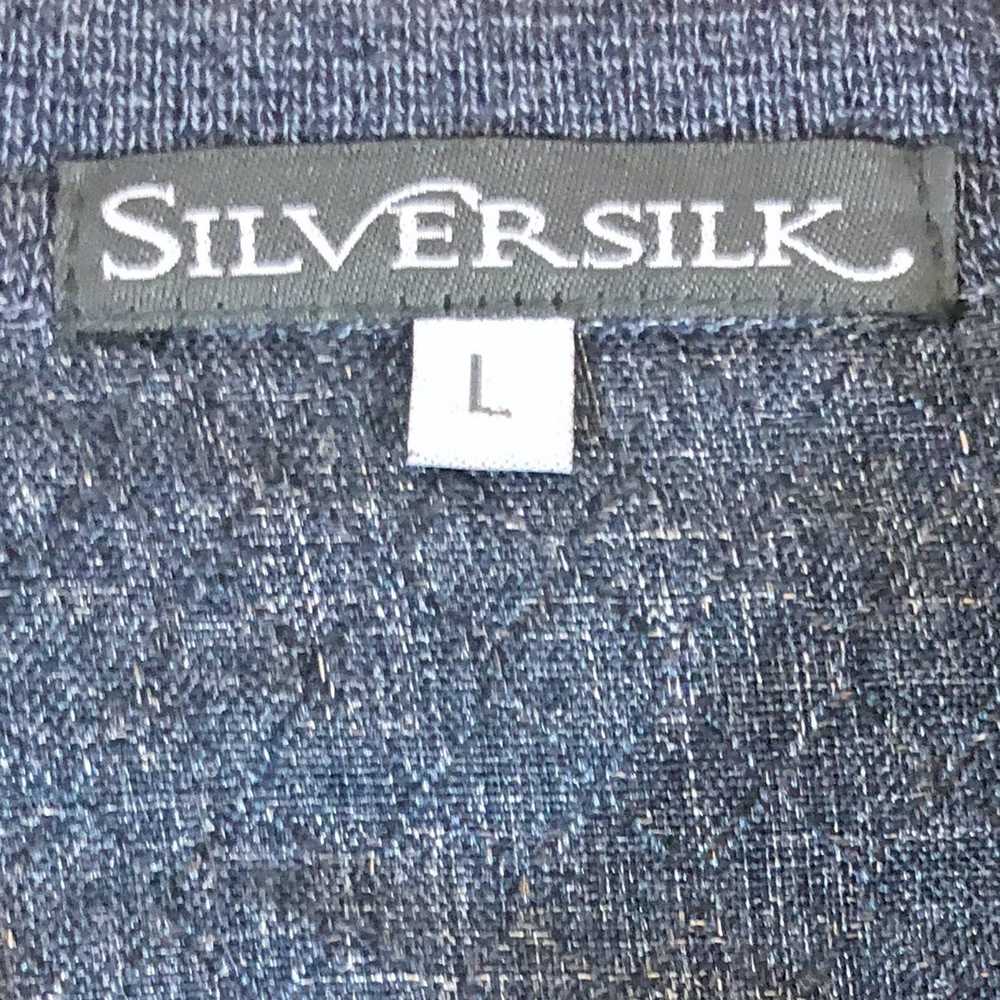 Other SILVER SILK Gray Brown 1960 Style Shirt Siz… - image 4