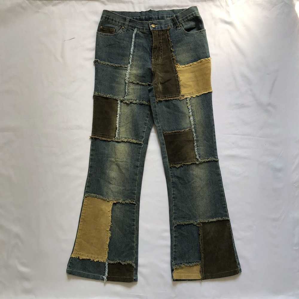 Custom × Japanese Brand × Rare Custom Denim Flare… - image 9