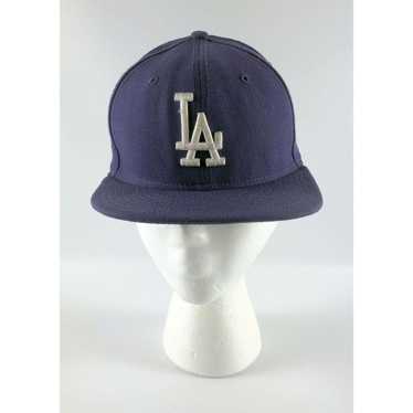 New Era L.A Dodgers 59Fifty Hat MLB Official Basic Black on Black Cap