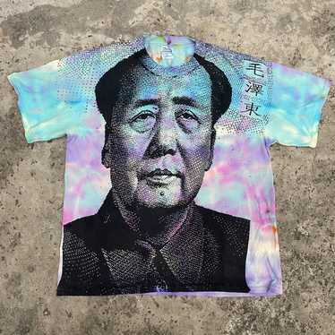 Vintage Vintage Mao Zedong tiedye t shirt - image 1
