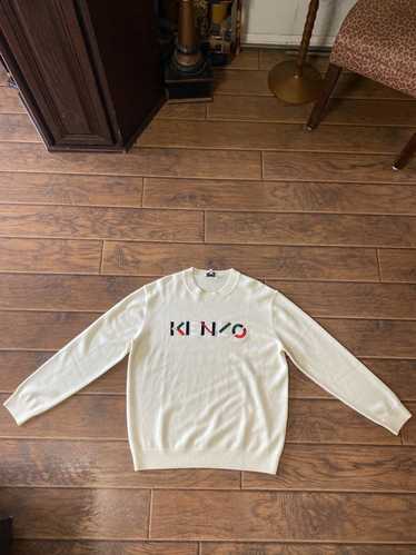 Kenzo Kenzo logo knit sweater - Cream