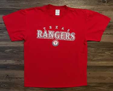 Vintage 70s Texas Rangers Baseball Club Shirt Size XL 