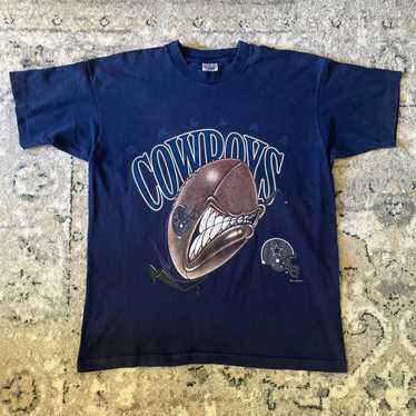 VTG 1994 Dallas Cowboys Football NFL Striped T Shirt XL 22 x 31