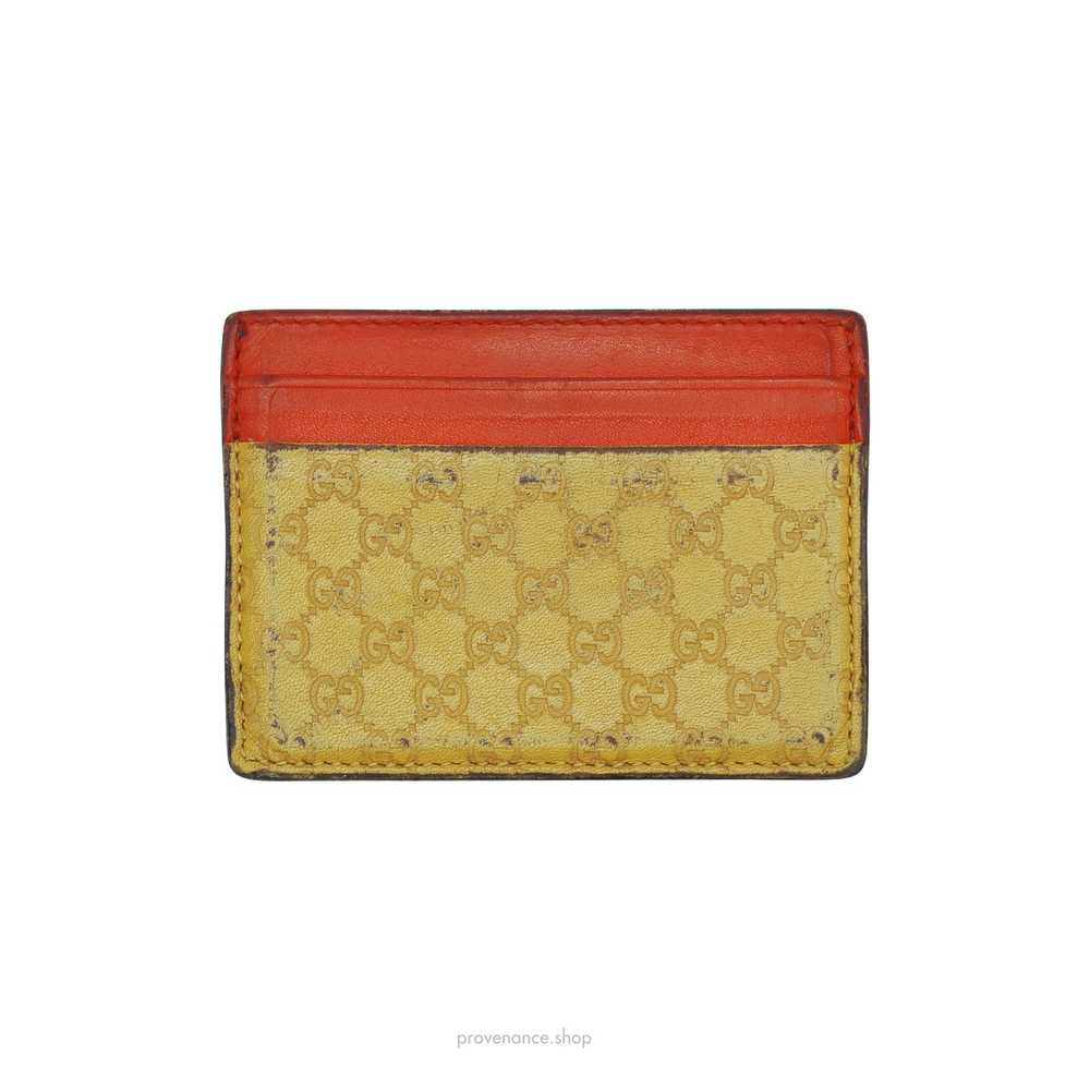 Gucci 🔴 Card Holder Wallet - Micro Guccissima Pa… - image 1