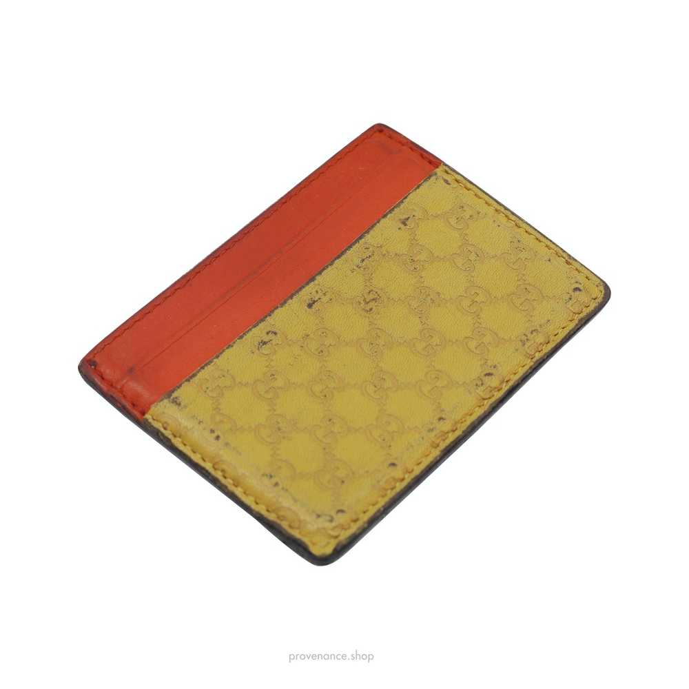 Gucci 🔴 Card Holder Wallet - Micro Guccissima Pa… - image 3