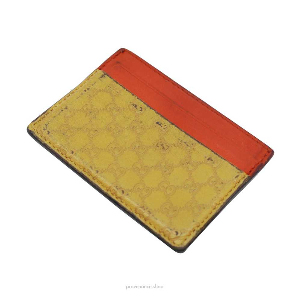 Gucci 🔴 Card Holder Wallet - Micro Guccissima Pa… - image 4