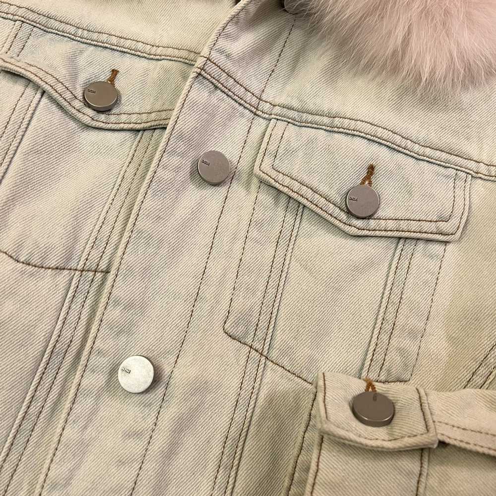 Vintage Ochirly Faux Fur Denim Jacket - image 7