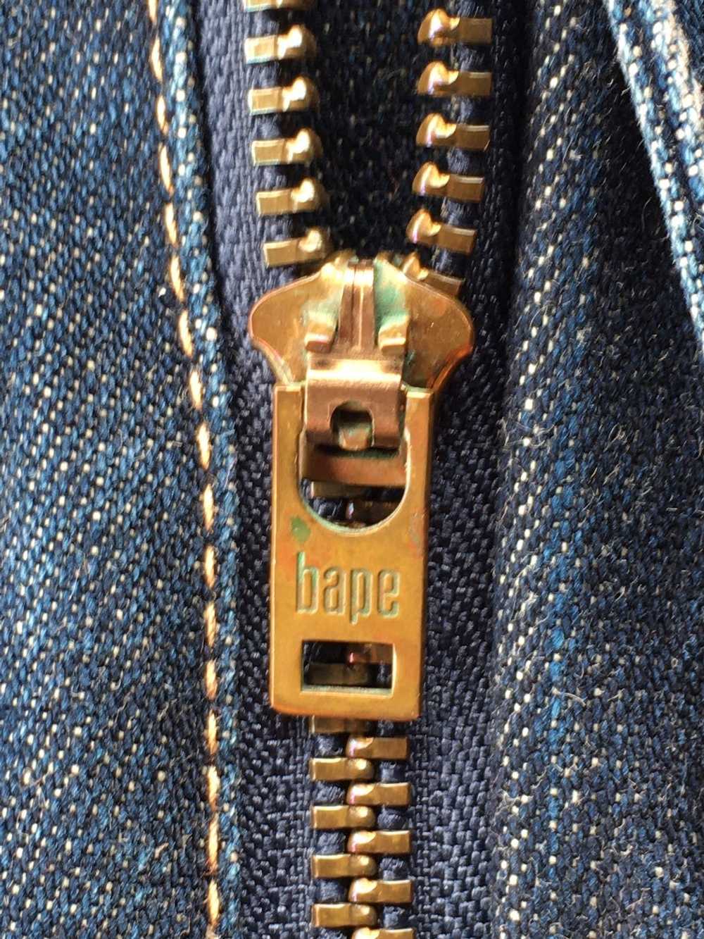 Bape × Vintage Bape blue navy jeans - image 4