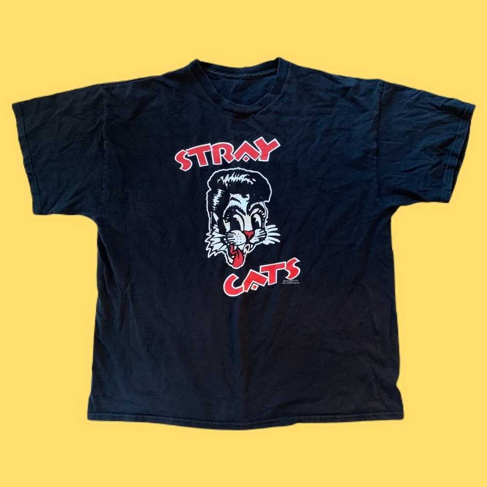 Band Tees × Vintage Vintage Stray Cats T-shirt - image 1