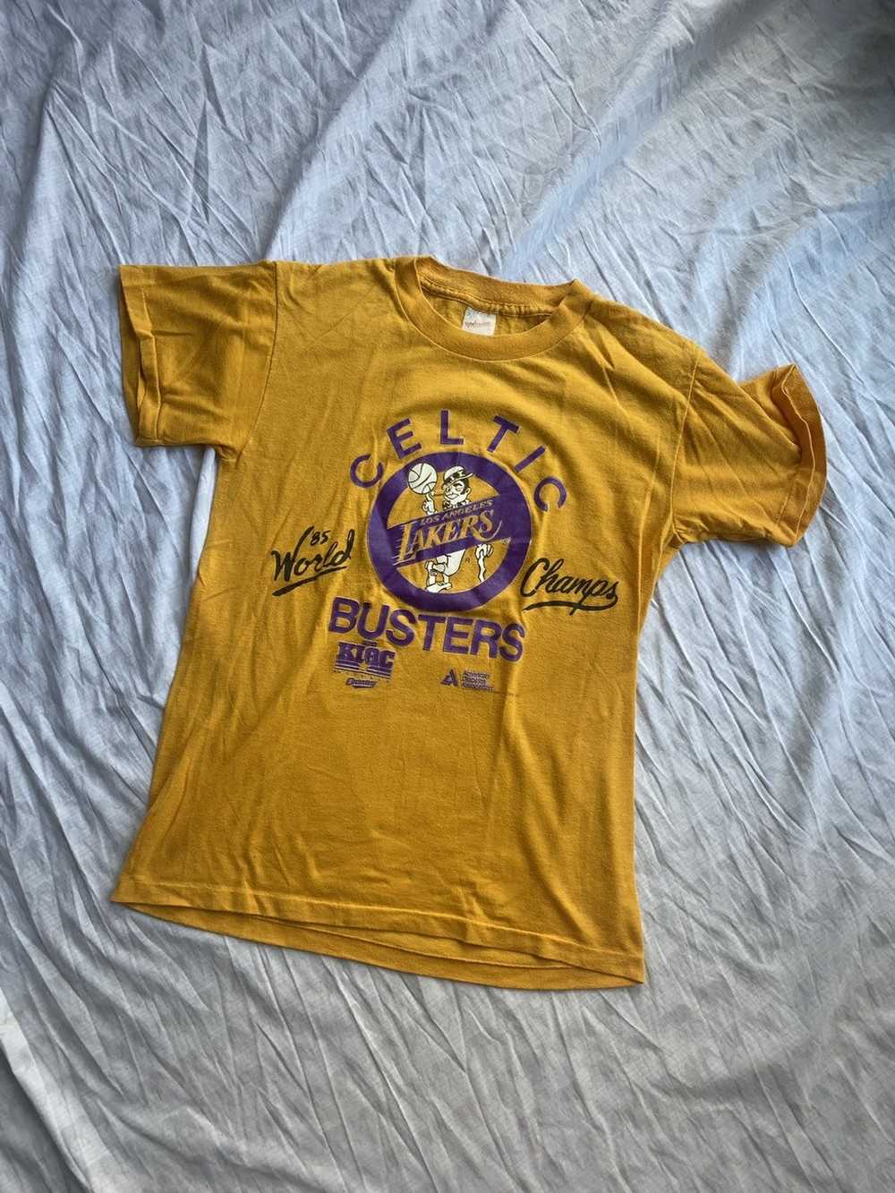 Vintage 1985 Lakers “Celtic Busters” Ghost Buster… - image 1