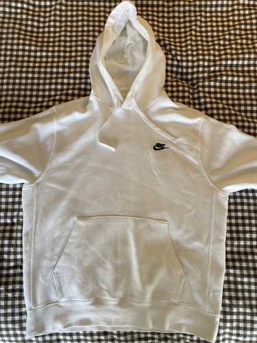 Nike Club Fleece Hoodie White - L