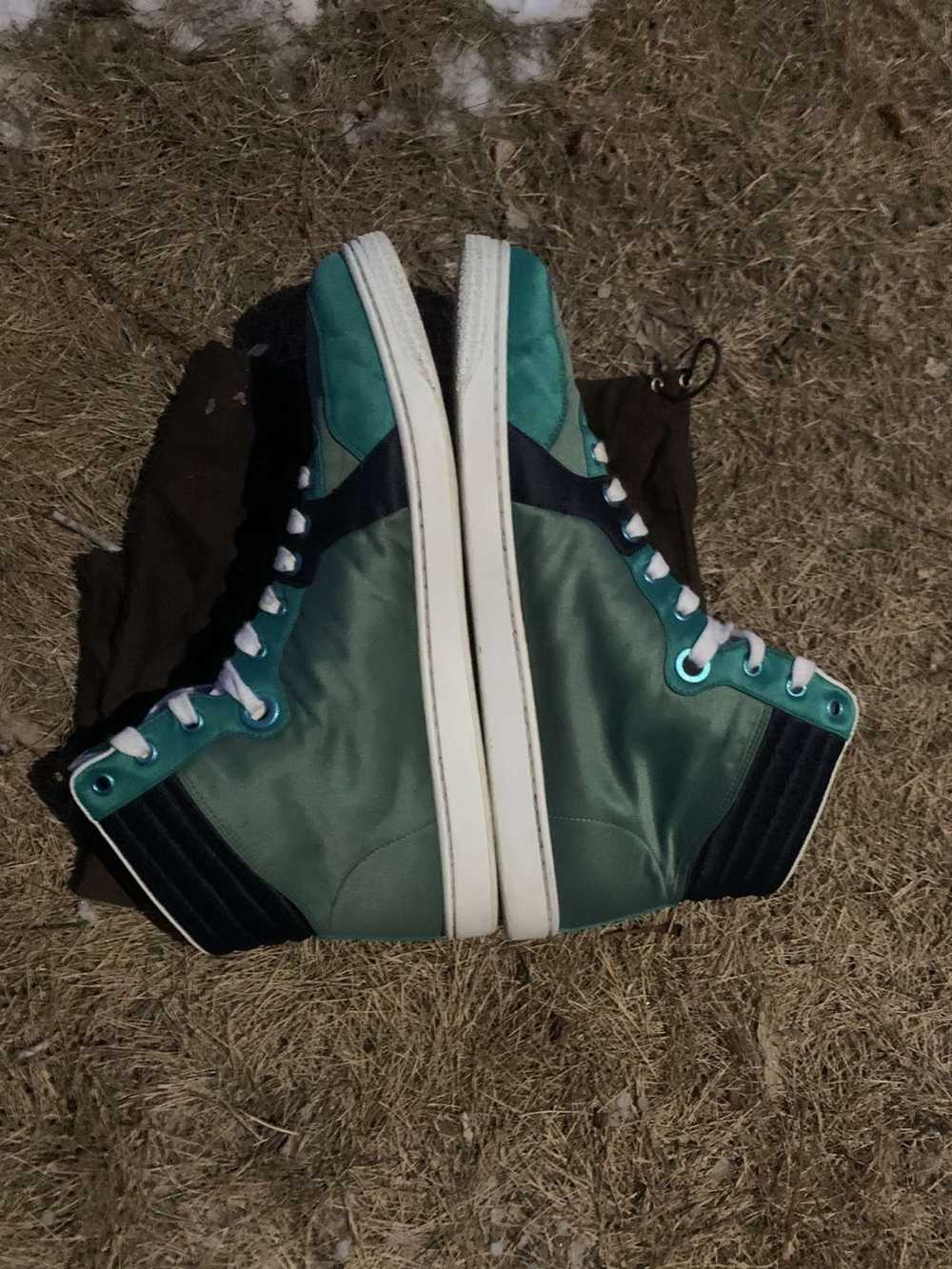 Gucci Gucci Coda Satin High Top Sneakers - image 3