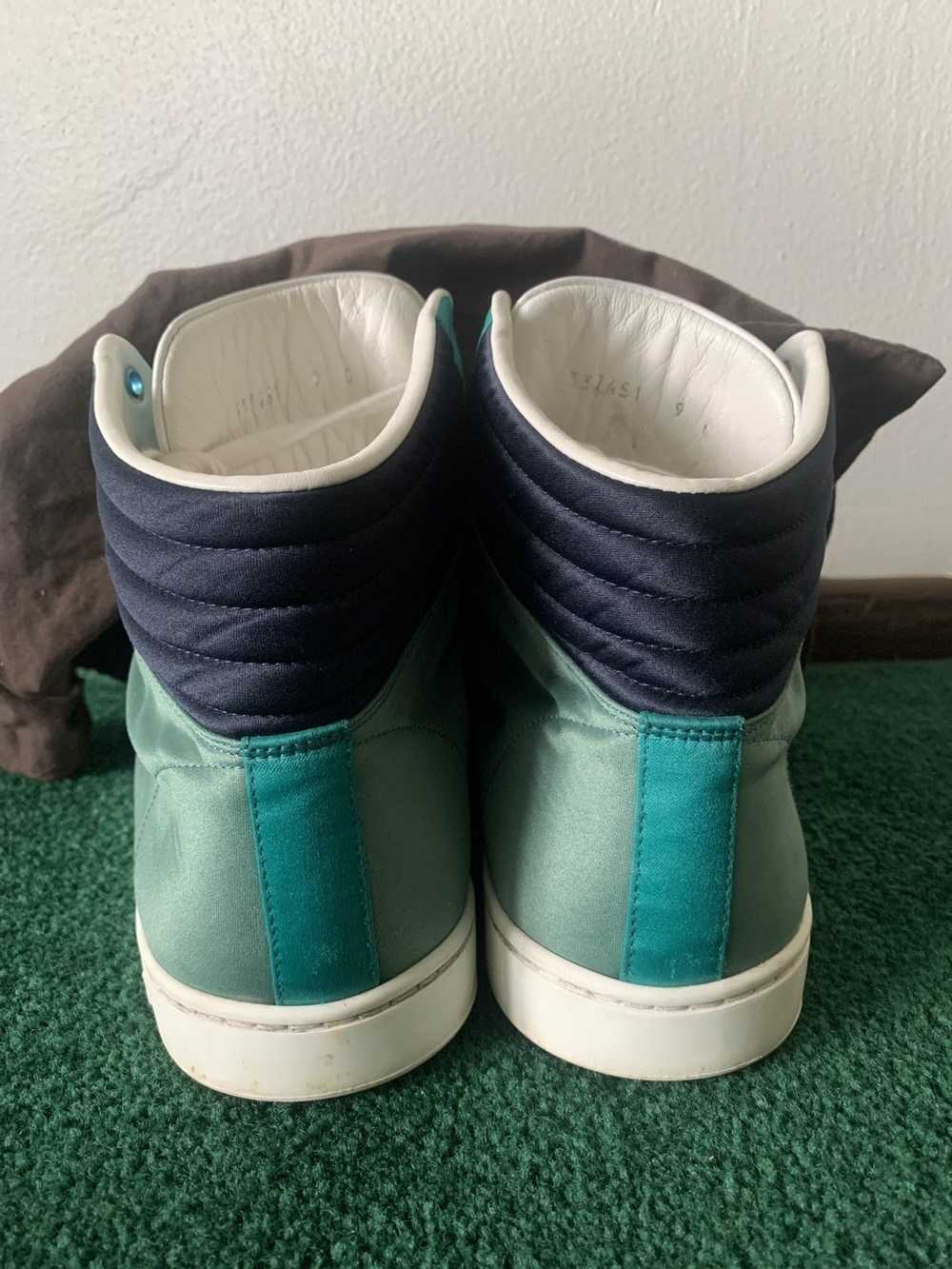 Gucci Gucci Coda Satin High Top Sneakers - image 6