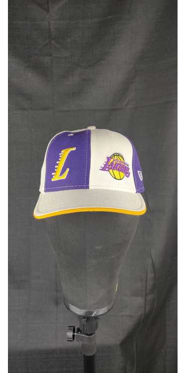 Official New Era Print Infill LA Lakers 9FORTY Cap B10061_1373