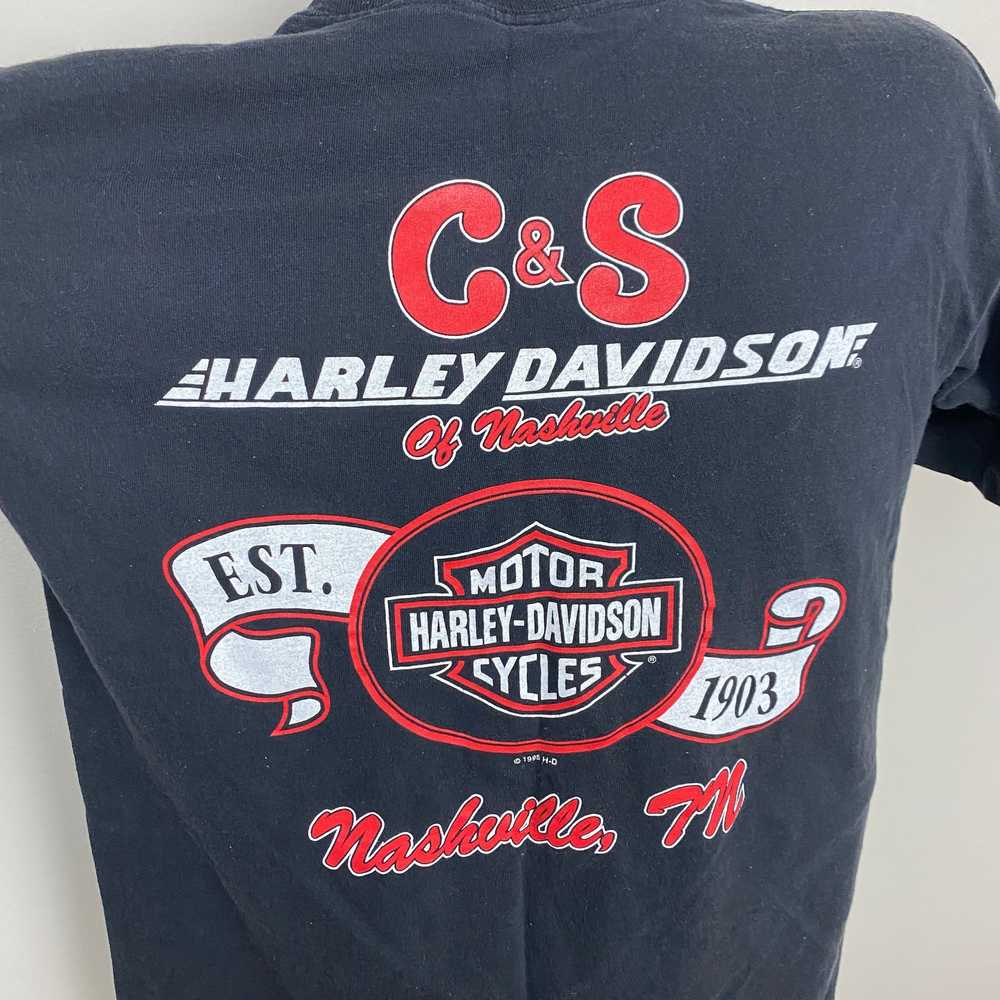 1990s Harley Davidson Motorcycles T-Shirt, Size L… - image 5