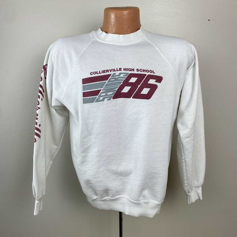 1980s Collierville High School Sweatshirt, 1986 S… - image 1