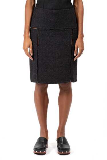 Embossed Midnight Monogram Pencil Skirt - Ready-to-Wear 1AA9D9