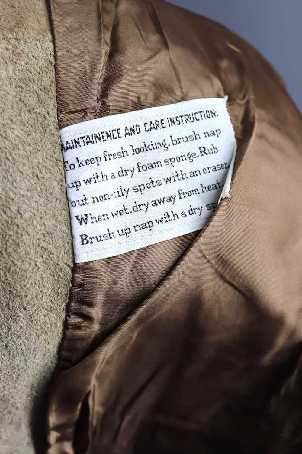 Vintage Tan Suede Jacket - image 5