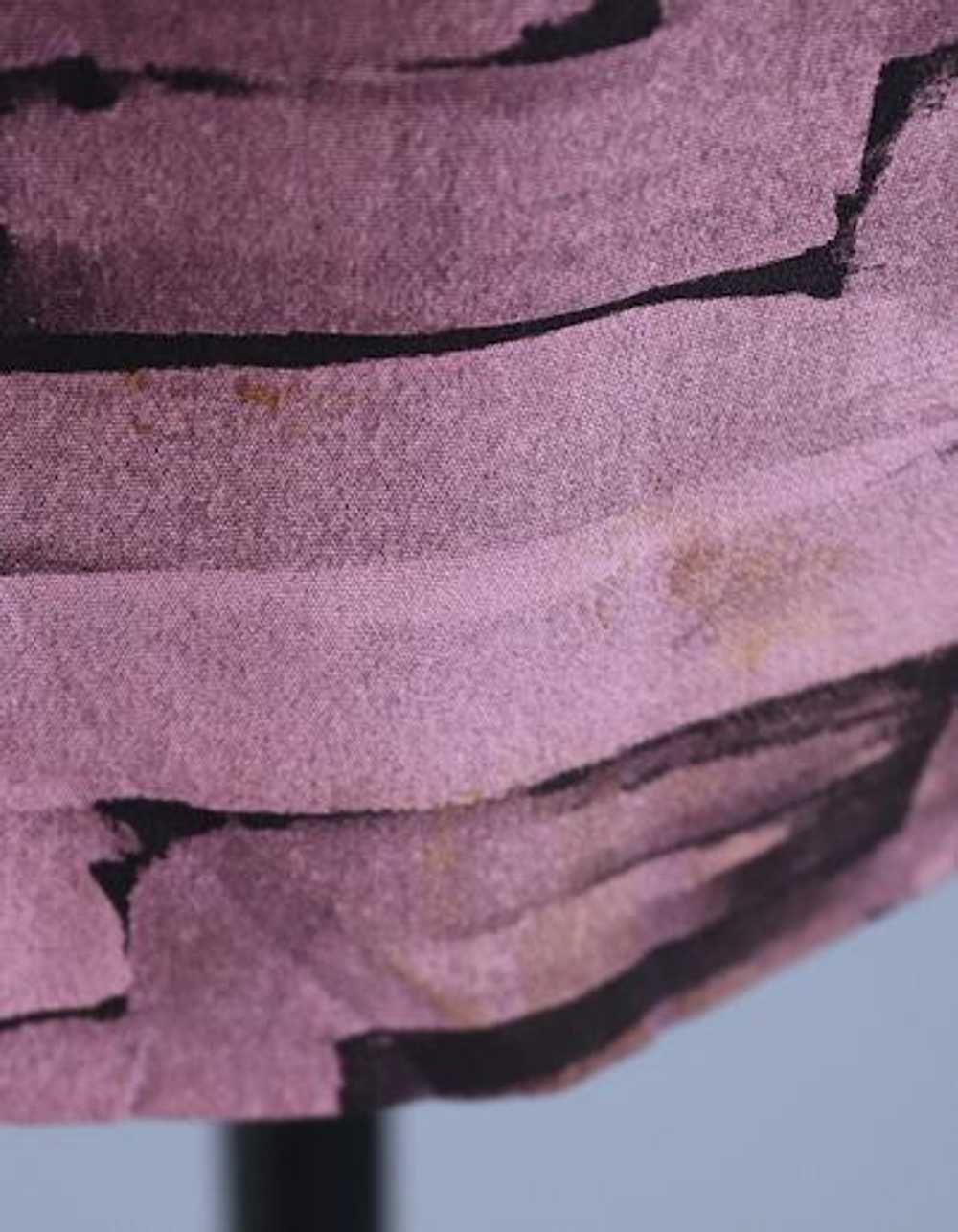 Vintage Purple Abstract Kimono Coat - image 9