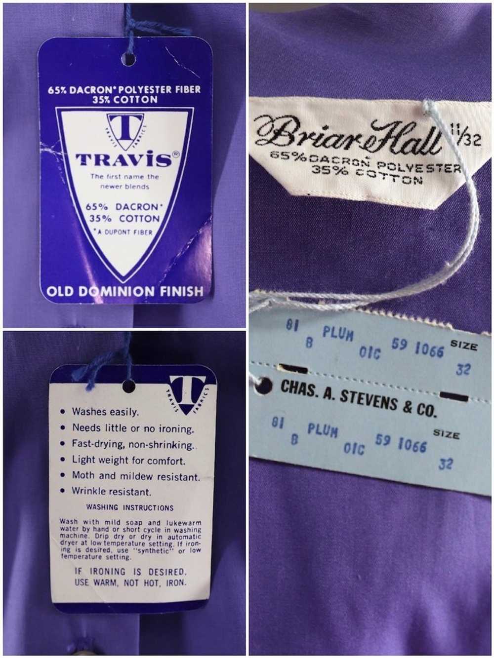 Vintage Purple Blouse with Orginal Tags - image 4