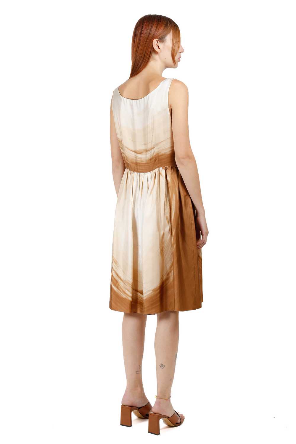 PRADA Flared-skirt silk dress F/W 2003 - image 3