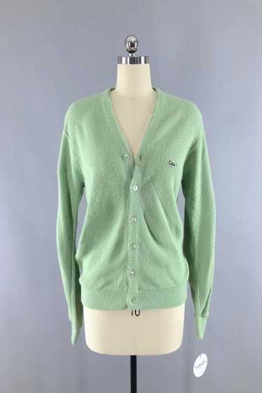Vintage Green Cardigan Sweater