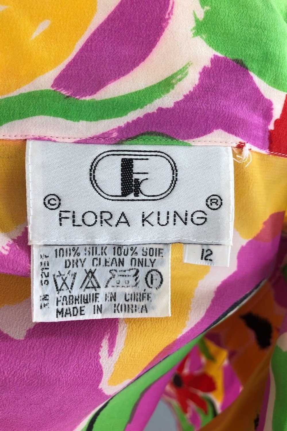 Vintage Flora Kung Silk Blouse - image 5