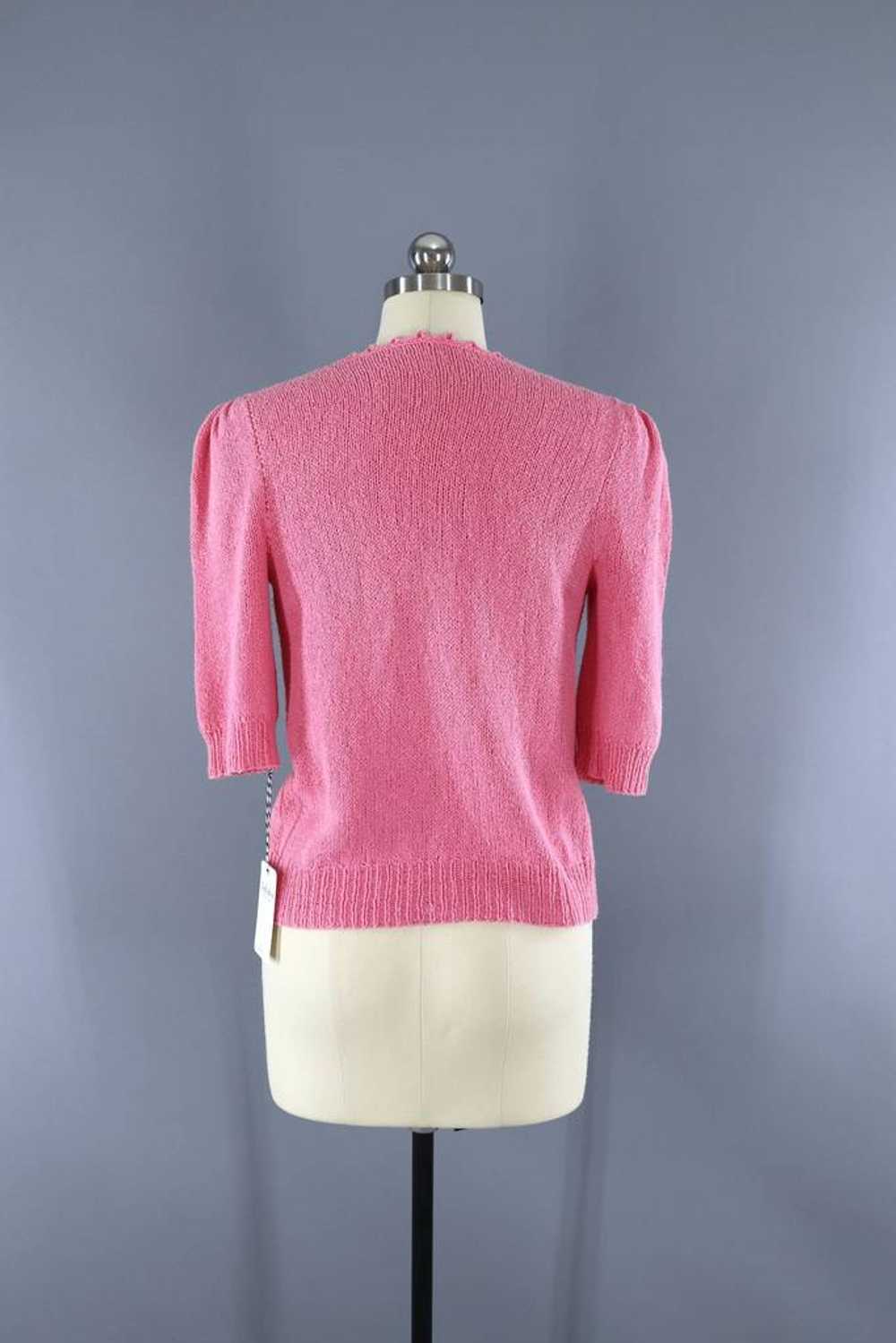 Vintage Carnation Pink Sweater - image 5