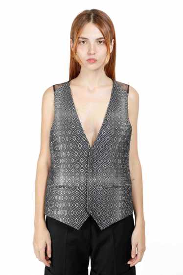 UNDERCOVER Psychedelic-jacquard waistcoat S/S 2009