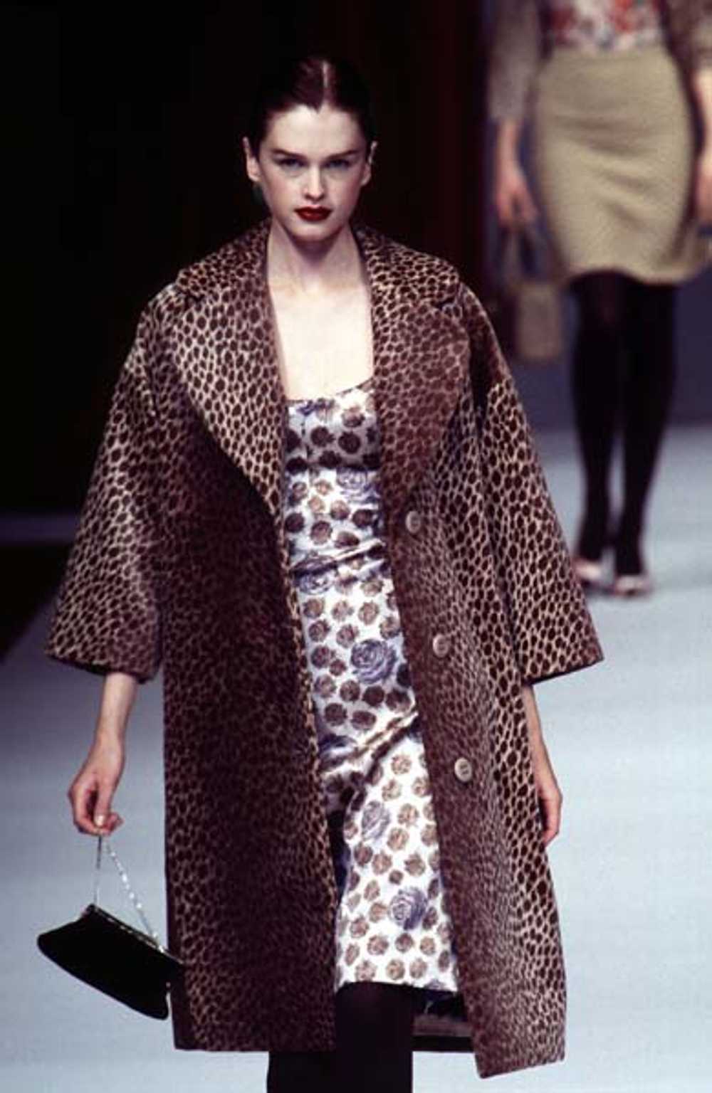 DOLCE & GABBANA Leopard-print velvet coat F/W 1996 - image 5