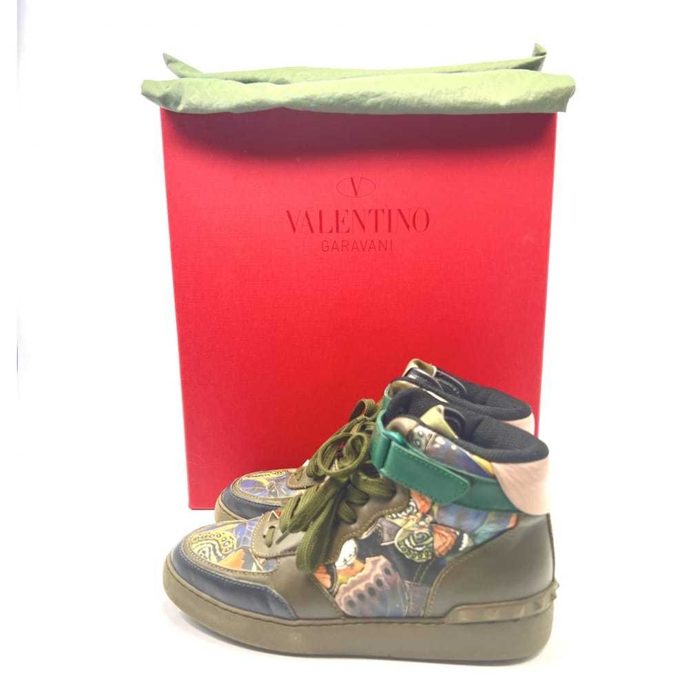 Valentino Garavani Rockstud leather trainers - image 2