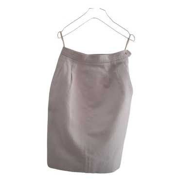 Yves Saint Laurent Linen mini skirt - image 1