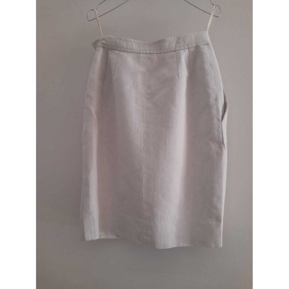 Yves Saint Laurent Linen mini skirt - image 2