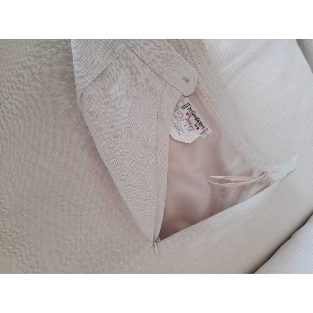 Yves Saint Laurent Linen mini skirt - image 8