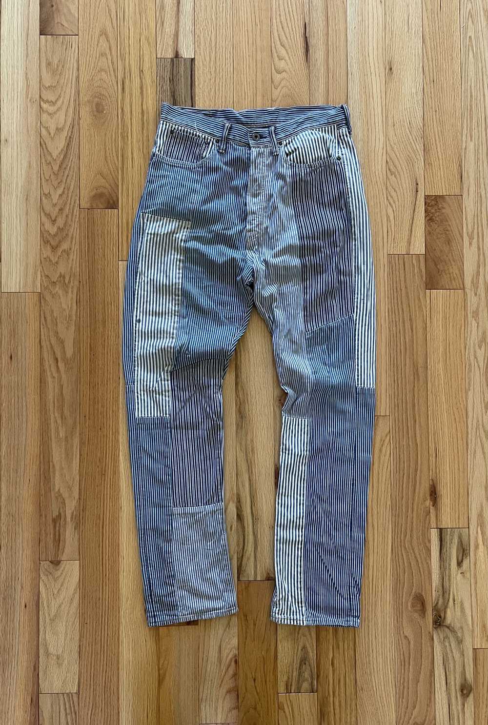 Kapital Kapital Striped Patchwork Denim - image 1