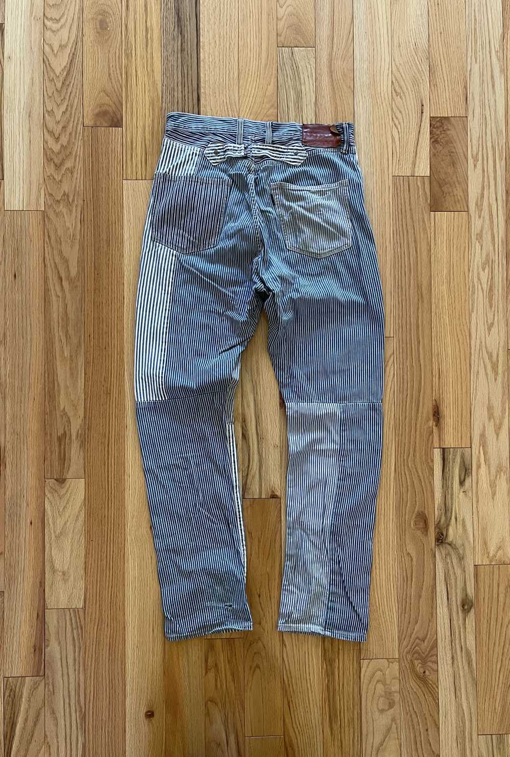 Kapital Kapital Striped Patchwork Denim - image 3