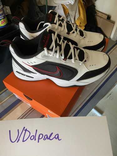 Nike monarch best sale white black red