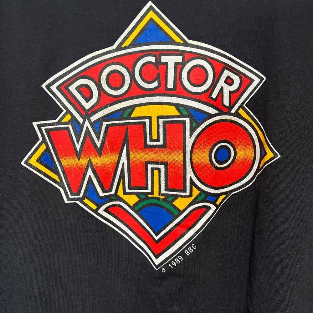 Movie × Vintage Vintage Dr. Who 1989 80’s movie t… - image 2
