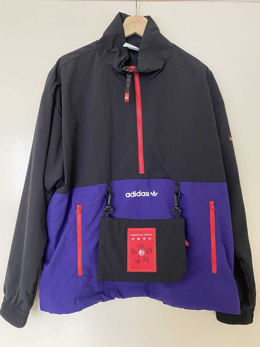 Adidas LNY Half-Zip Windbreaker Jacket - image 1