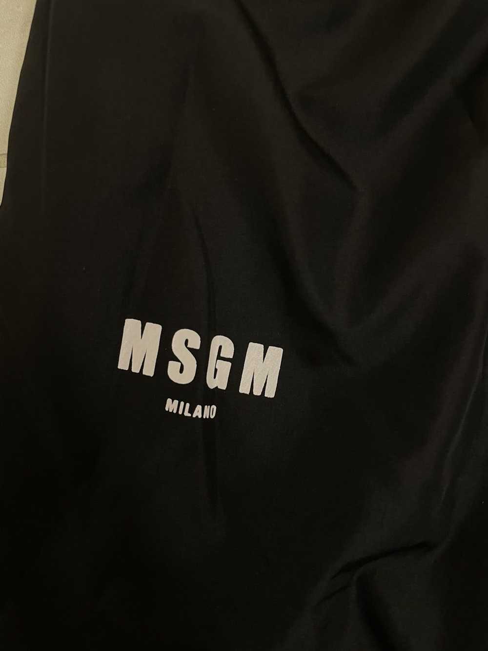MSGM MSGM Branded Stripe Trackpants Black - image 4