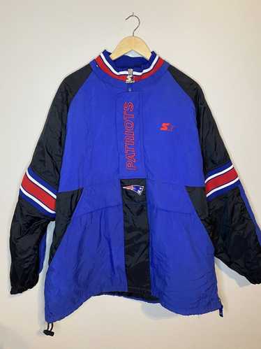 90s faded new england patriots pro player puffer jacket size xl