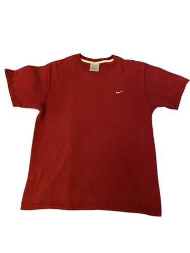 Nike × Vintage Vintage Y2K Nike Red Swoosh Shirt - image 1