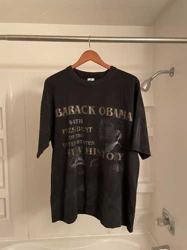 Vintage Vintage faded Obama 44th president t shirt - image 1