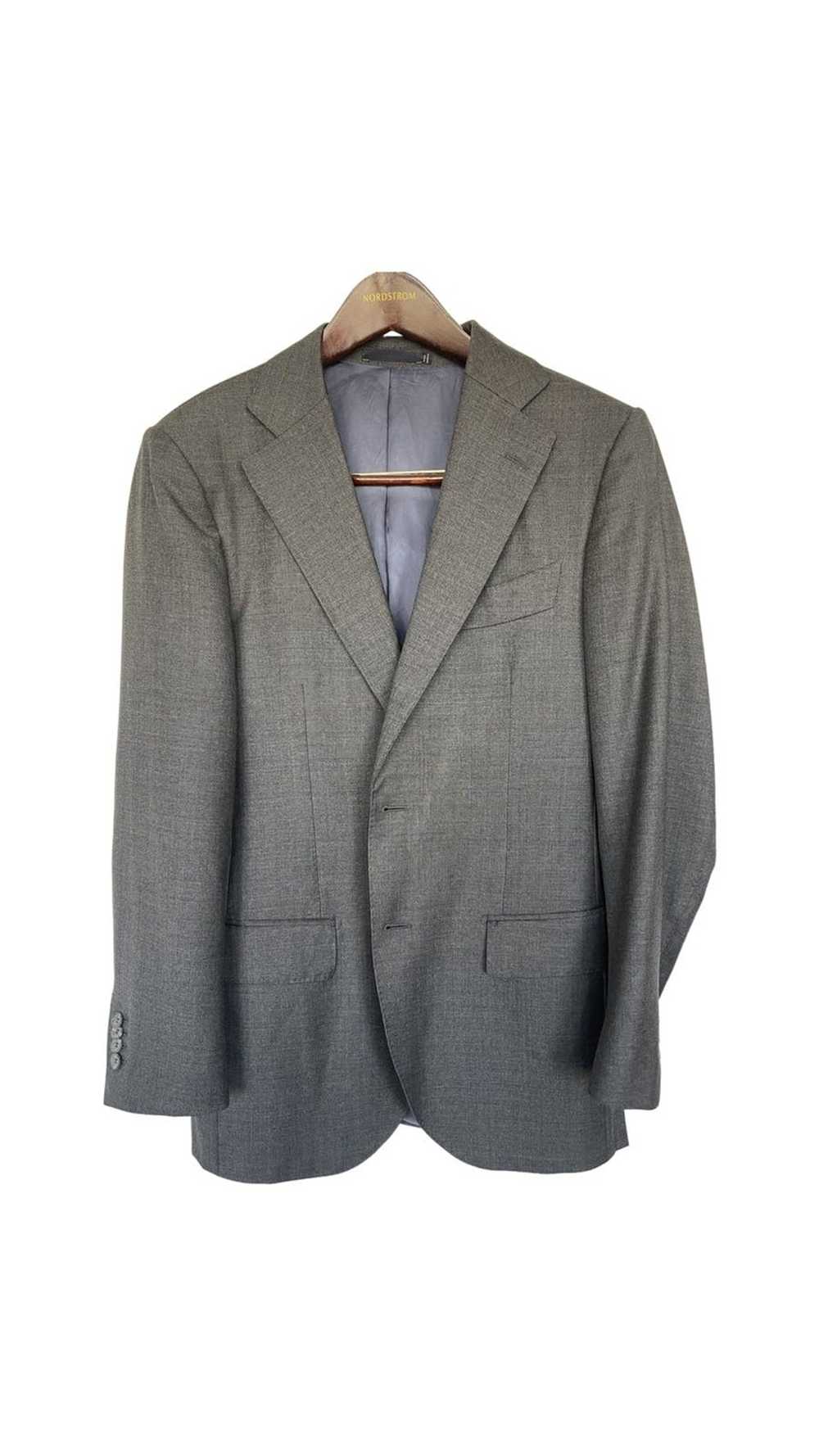 Bespoke × Custom Italian Suit Bespoke Grey Italia… - image 1
