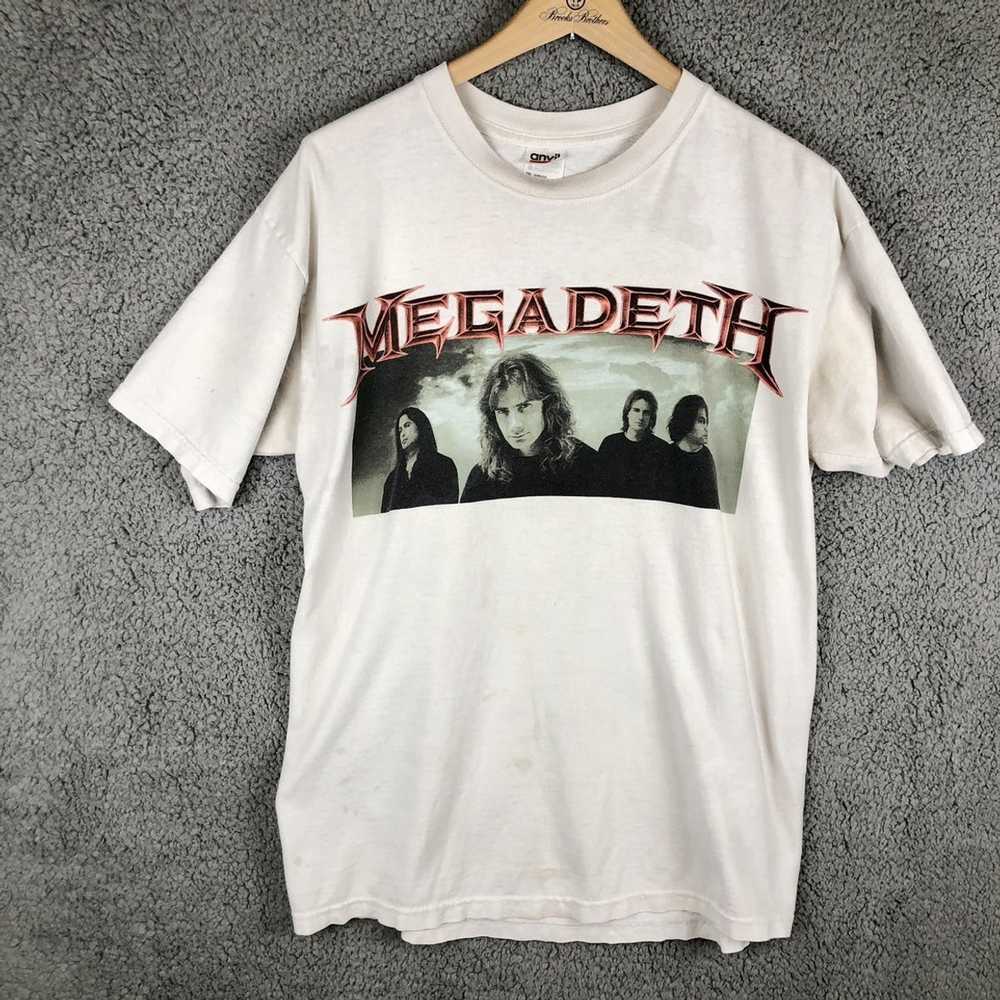 Anvil Vintage Megadeth y2k concert tee large USA … - image 2
