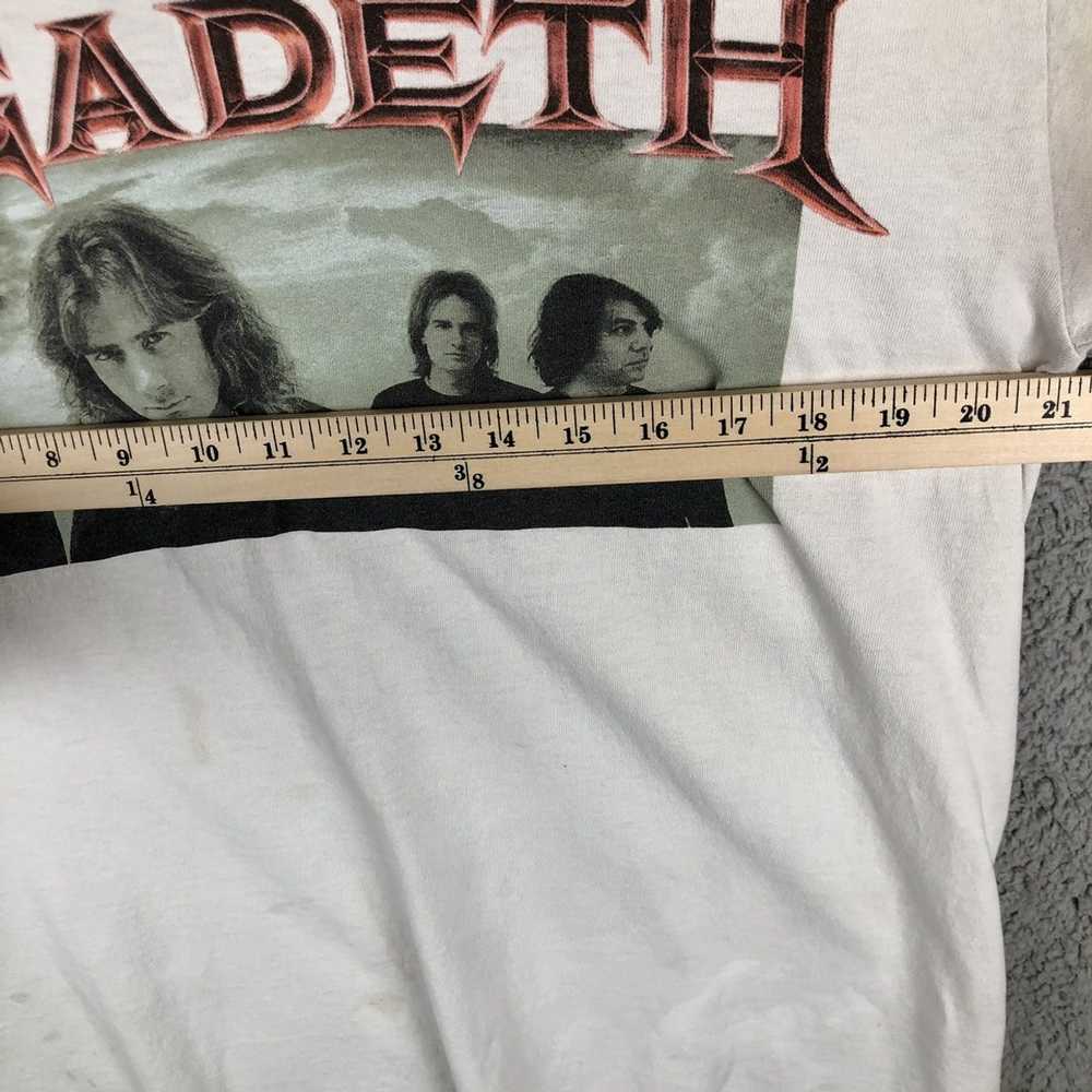 Anvil Vintage Megadeth y2k concert tee large USA … - image 5