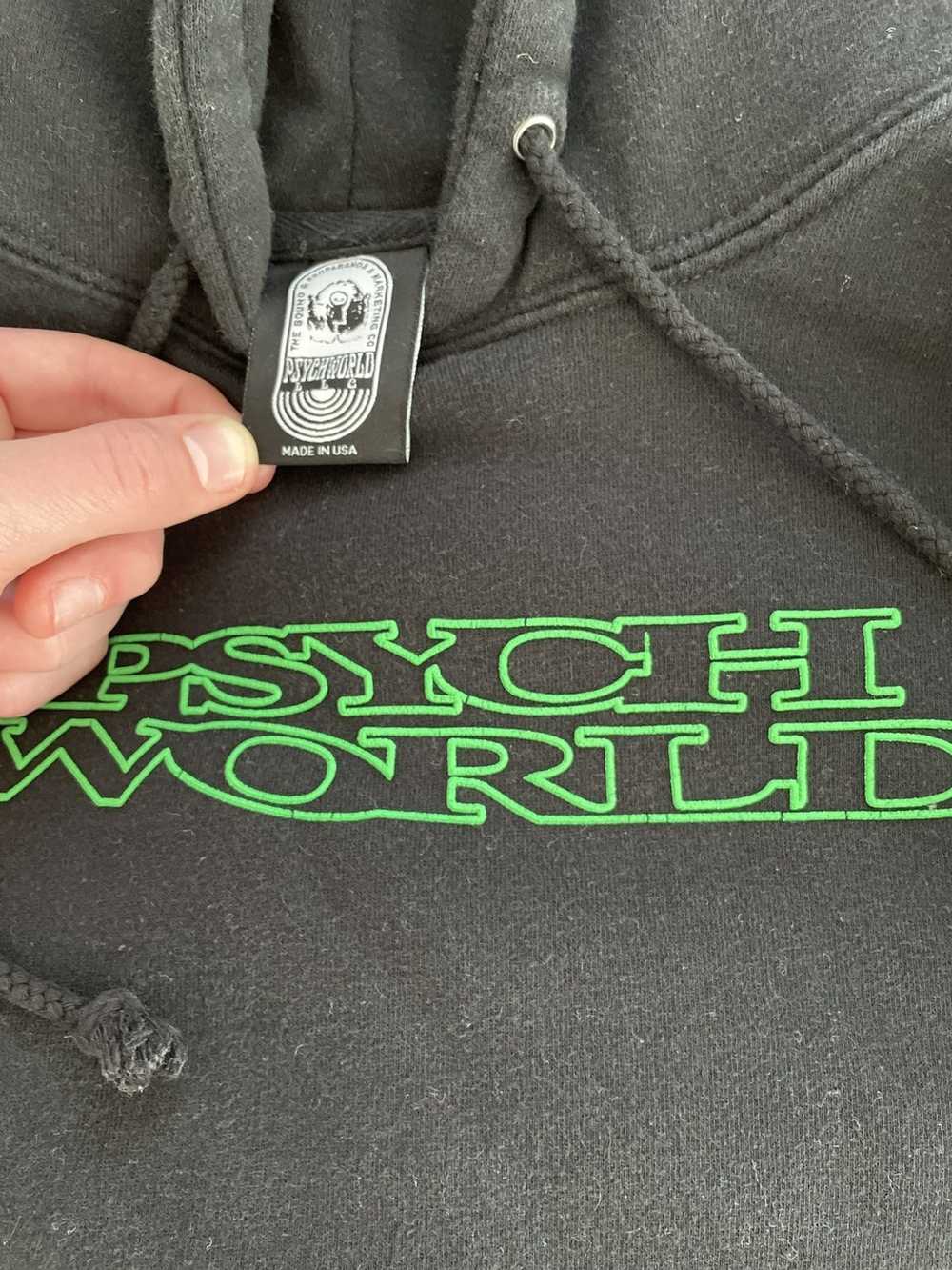 Psychworld psychworld neon spine hoodie worn by s… - image 2