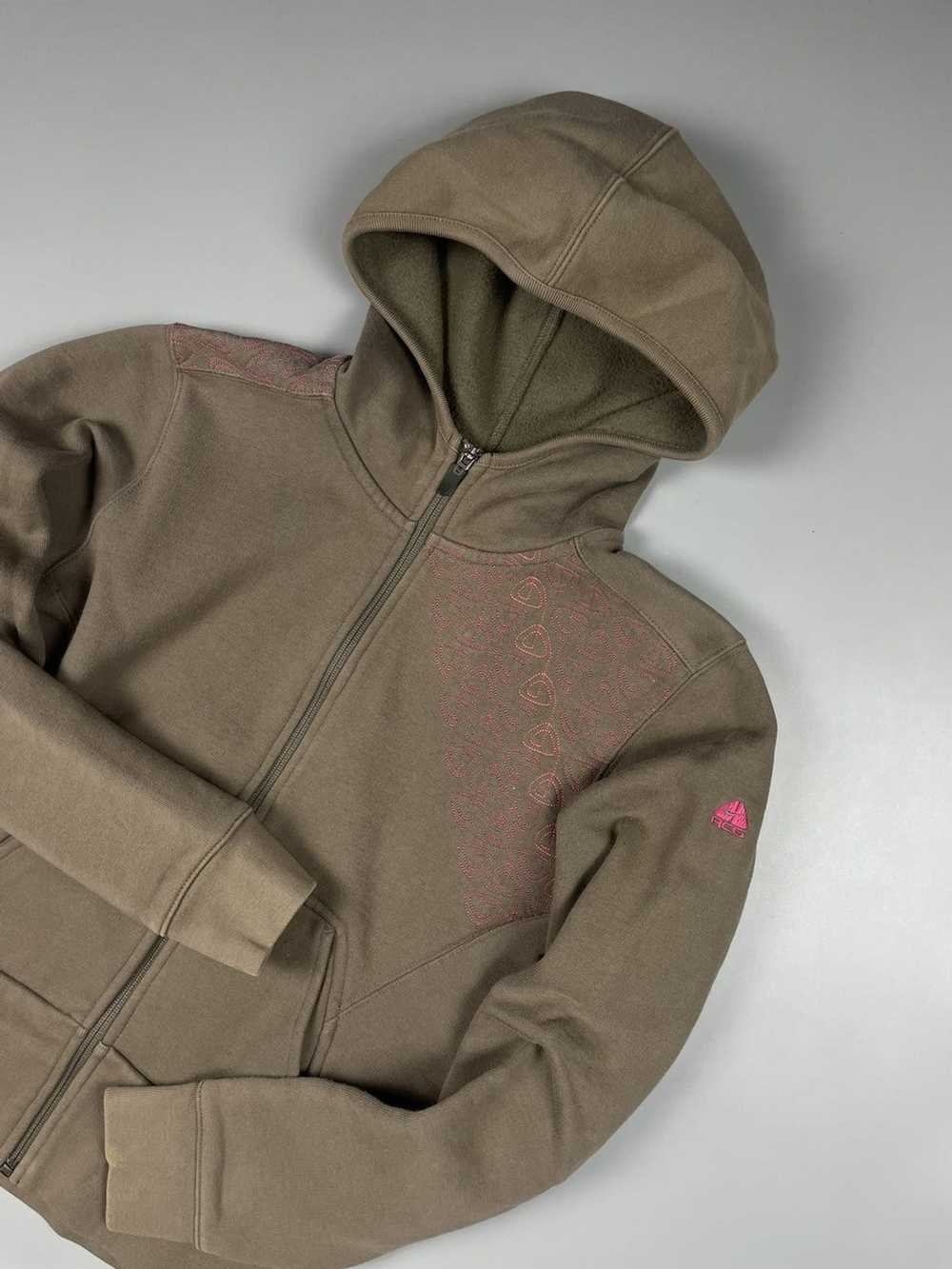 Nike × Nike ACG × Vintage Hoodie Nike ACG Brown V… - image 2